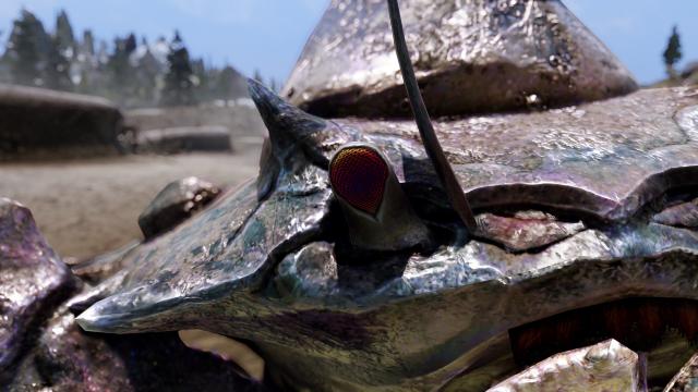 Высокополигональные грязевые крабы / High poly Mudcrab n Retexture для Skyrim SE-AE