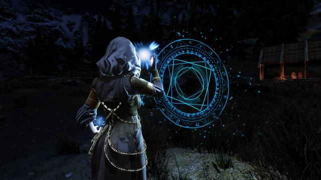 Нові анімації каста заклинань / Smooth Magic Casting Animation для Skyrim SE-AE