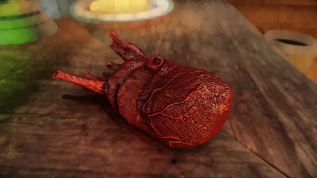 Kanjs - Human Heart Animated and Beating Motion для Skyrim SE-AE