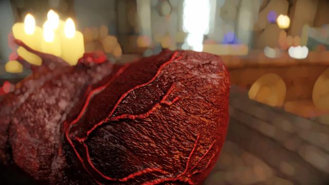 Kanjs - Human Heart Animated and Beating Motion для Skyrim SE-AE