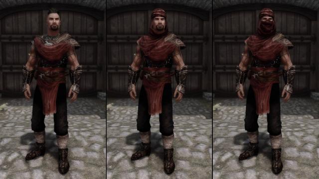 Сет редгардского ассасина / Redguard Assassin Armor для Skyrim SE-AE