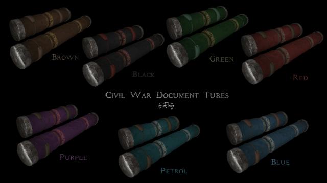 HD Військові документи SE / Rally's Civil War Document Tubes