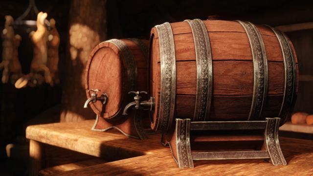Arc's MeadBarrel Redux 2k-4k для Skyrim SE-AE