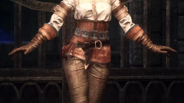 Ciri’s Outfit (The Witcher 3) SE - Сет Цирі для Skyrim SE-AE