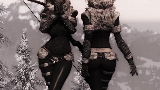 Сет Северянки / Northgirl Armor UNP - SSE для Skyrim SE-AE