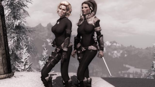 Сет Северянки / Northgirl Armor UNP - SSE для Skyrim SE-AE