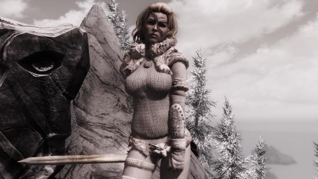 Сет Северянки / Northgirl Armor UNP - SSE для Skyrim SE-AE