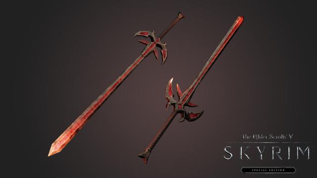 Daedric Weapons Expanded для Skyrim SE-AE