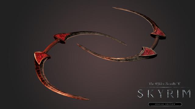 Daedric Weapons Expanded для Skyrim SE-AE
