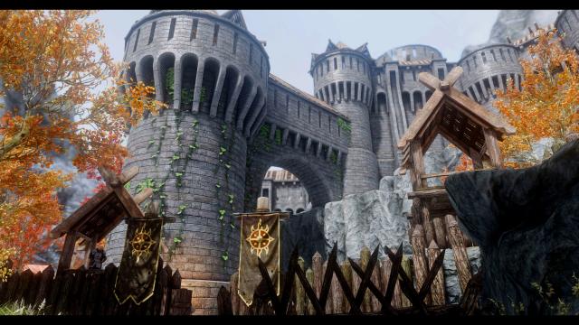 JK's Fort Dawnguard для Skyrim SE-AE
