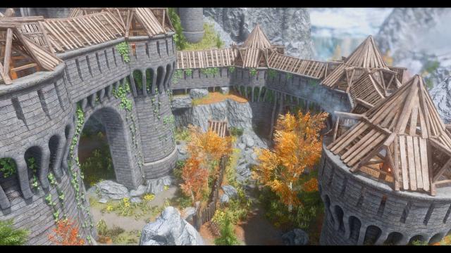 JK's Fort Dawnguard для Skyrim SE-AE