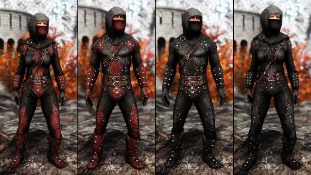 Dark Brotherhood Armors Retexture SE for Skyrim SE-AE