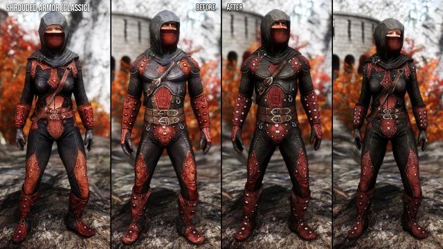 Dark Brotherhood Armors Retexture SE for Skyrim SE-AE