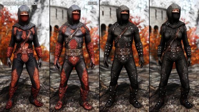 Dark Brotherhood Armors Retexture SE for Skyrim SE-AE