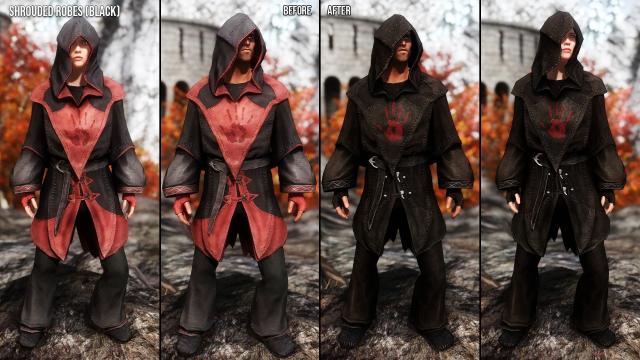 Dark Brotherhood Armors Retexture SE for Skyrim SE-AE