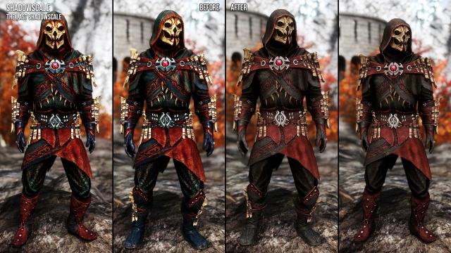 Dark Brotherhood Armors Retexture SE for Skyrim SE-AE