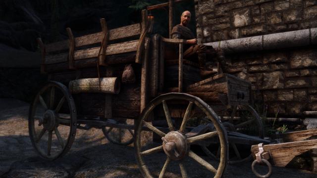 WiZkiD Carriages - 2к/4к візки для Skyrim SE-AE