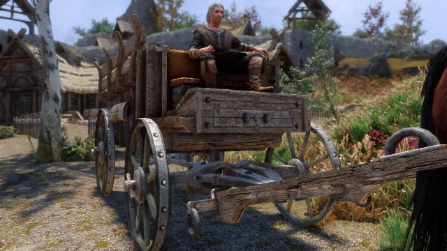 WiZkiD Carriages - 2к/4к візки для Skyrim SE-AE