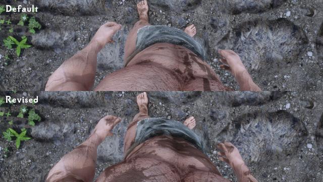 HD Кров та бруд / Dirt and Blood HD Retexture для Skyrim SE-AE