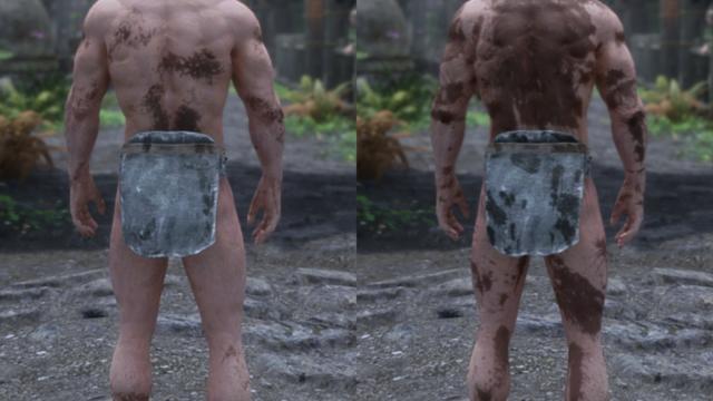 HD Кров та бруд / Dirt and Blood HD Retexture для Skyrim SE-AE