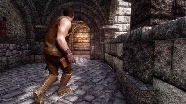 Relaxed Sneak Animations для Skyrim SE-AE