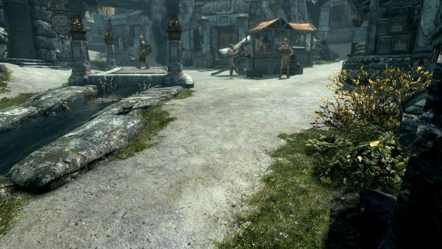 Бетонна дорога Маркарта / Markarth Concrete Walkways для Skyrim SE-AE