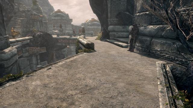 Бетонна дорога Маркарта / Markarth Concrete Walkways для Skyrim SE-AE