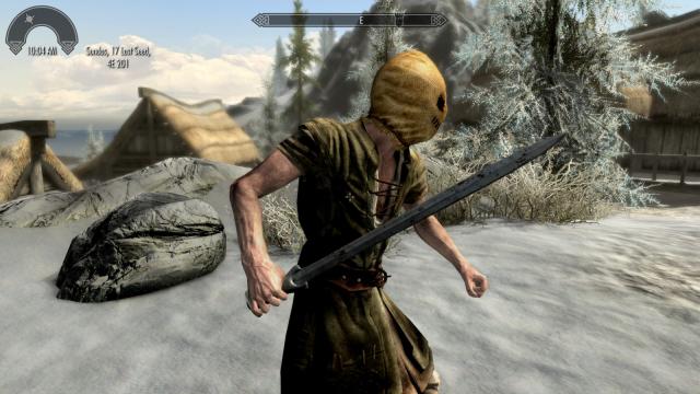 Ancient Bronze and Iron Sword - for Skyrim SE-AE