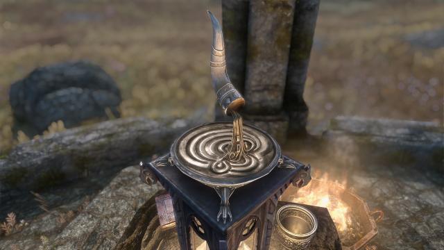 HD Святилища Девяти / Remiros' Shrines HD для Skyrim SE-AE
