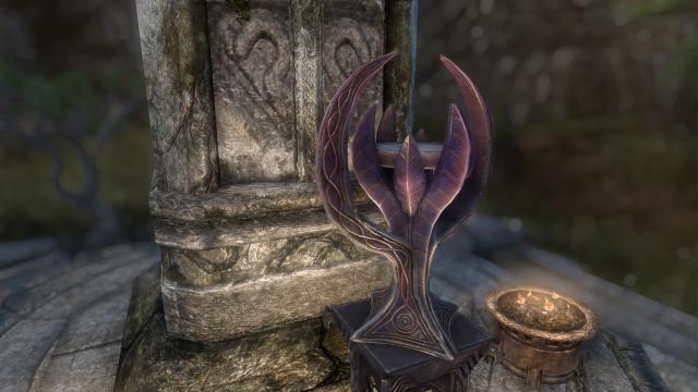 HD Святилища Девяти / Remiros' Shrines HD для Skyrim SE-AE