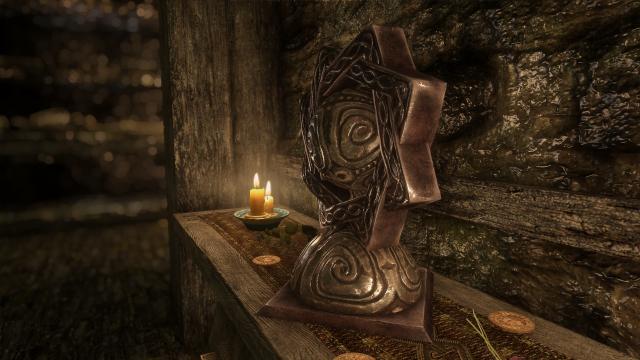 HD Святилища Девяти / Remiros' Shrines HD для Skyrim SE-AE