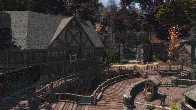 4K Riften - 4к Ріфтен для Skyrim SE-AE