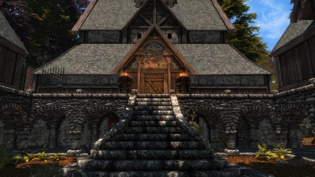 4K Riften - 4к Ріфтен для Skyrim SE-AE