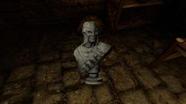 Al’s Bust of The Gray Fox - Погруддя Сірого Лиса для Skyrim SE-AE