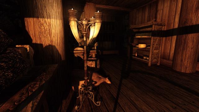 SD’s Horn Candles SE - HD Свічки у сигнальних рогах для Skyrim SE-AE