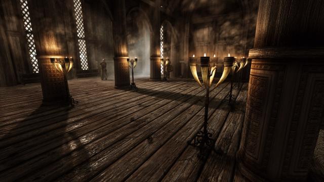 SD’s Horn Candles SE - HD Свічки у сигнальних рогах для Skyrim SE-AE