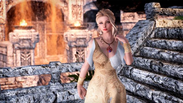Сенна / GLAM Senna для Skyrim SE-AE