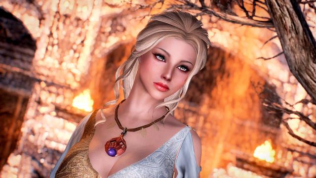 Сенна / GLAM Senna для Skyrim SE-AE
