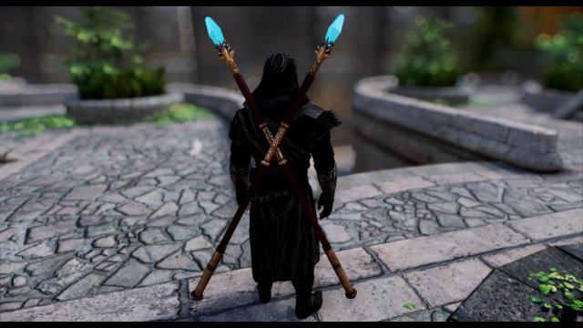 HD Посохи ілюзії / Illusion Staff HD - SE для Skyrim SE-AE