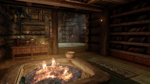 Обитель Довакина / Dovahkin Abode - Player Home для Skyrim SE-AE