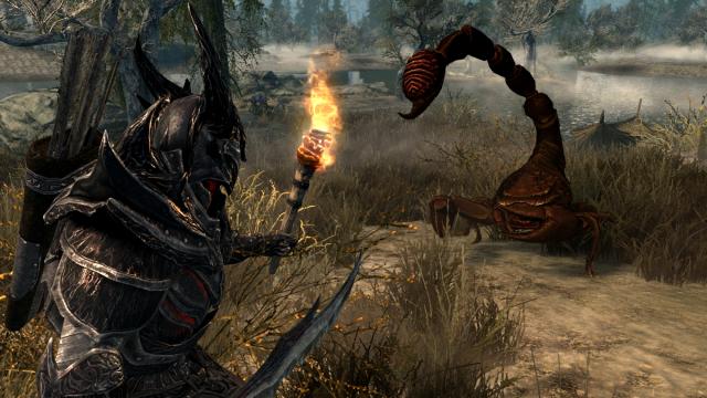Giant Scorpions - Mihail Monsters and Animals - Гигантские скорпионы для Skyrim SE-AE