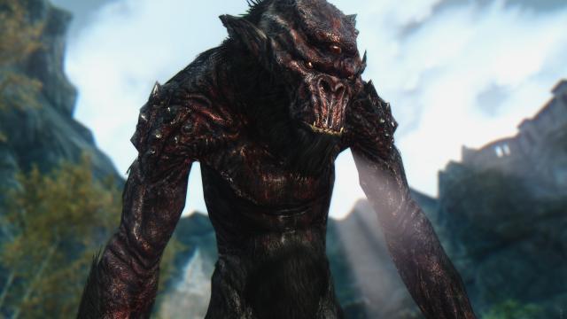 Troll - Тролли Скайрима для Skyrim SE-AE