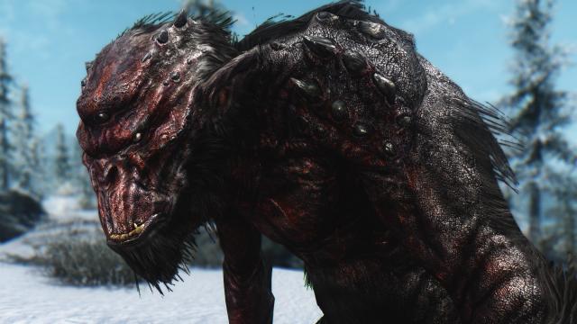 Troll - Тролли Скайрима для Skyrim SE-AE