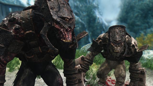 Troll - Тролли Скайрима для Skyrim SE-AE