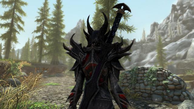 Daedric Glass Weapons - Даедрична скляна зброя для Skyrim SE-AE