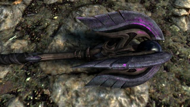 Daedric Glass Weapons - Даедрична скляна зброя для Skyrim SE-AE