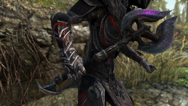 Daedric Glass Weapons - Даедрична скляна зброя для Skyrim SE-AE