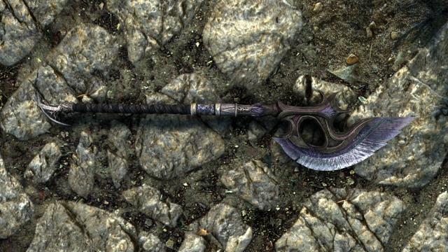 Daedric Glass Weapons - Даедрична скляна зброя для Skyrim SE-AE