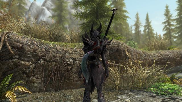 Daedric Glass Weapons - Даедрична скляна зброя для Skyrim SE-AE