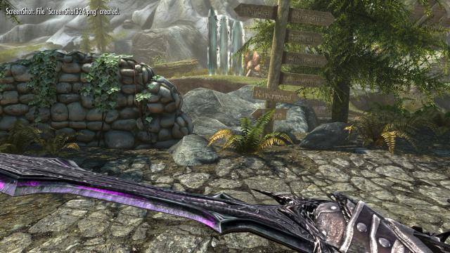 Daedric Glass Weapons - Даедрична скляна зброя для Skyrim SE-AE